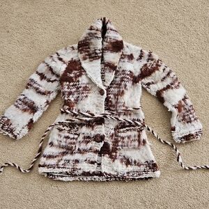 Vintage handmade cozy kids wool sweater